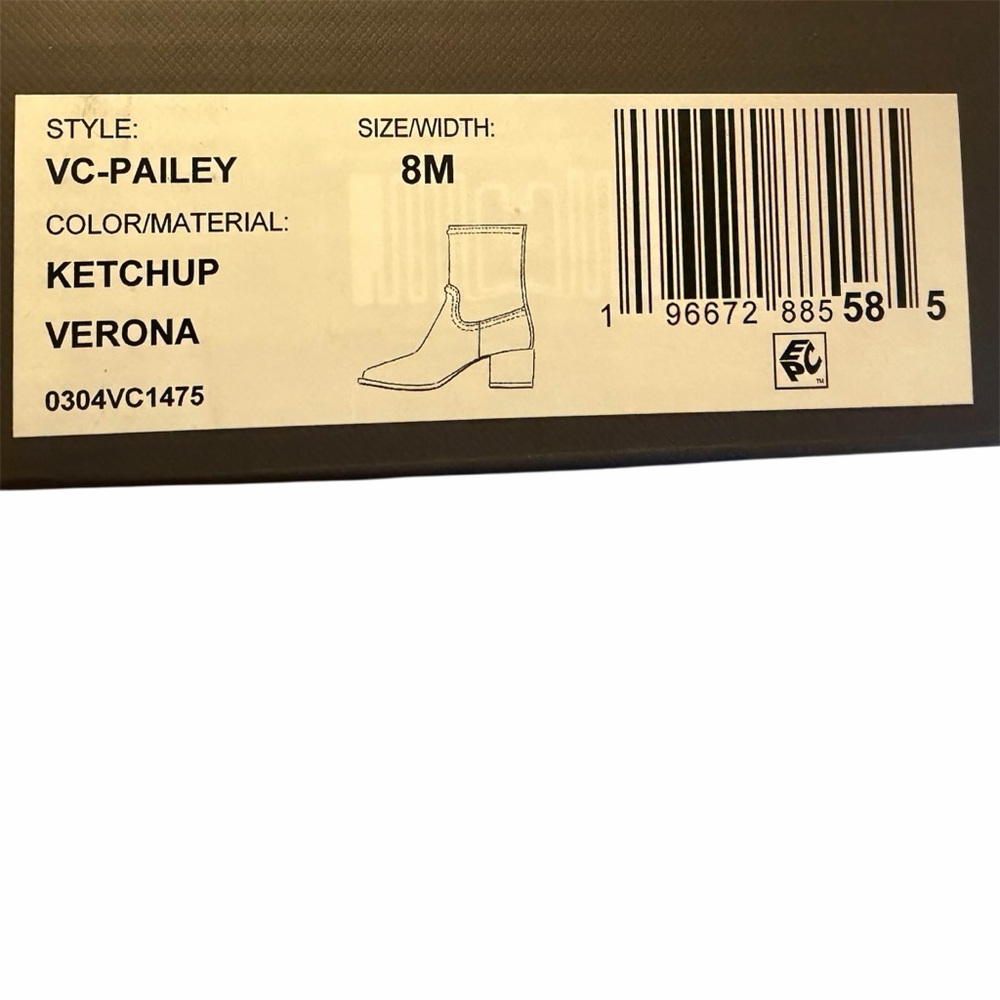 NIB Vince Camuto Pailey Block Heel Boot Size 8M - Picture 8 of 8